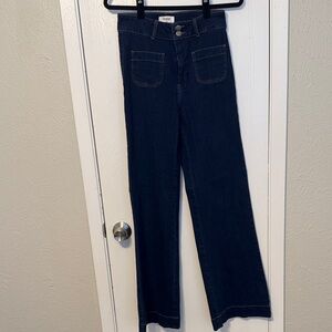 Easy Clothes Oraije Dark Blue Flare Jeans